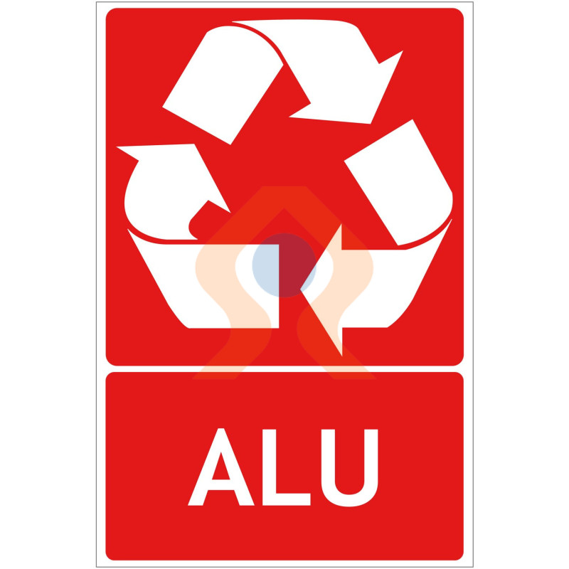 Panneau recyclage Alu