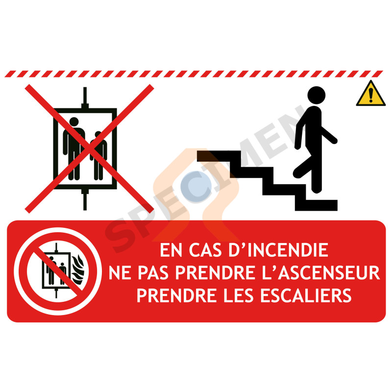 Protection contre incendies des escaliers métalliques d'évacuation