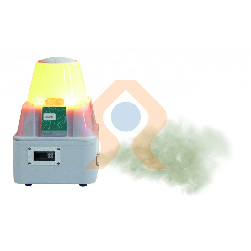 Simulateur sonore, visuel et générateur de fumée